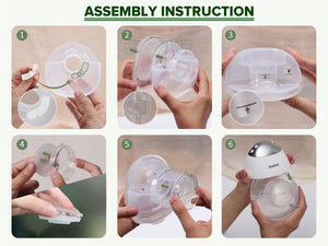 Haakaa E-Ladybug Wearable Electric Breast Pump - 2PK