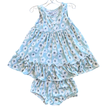 Rhaela Bamboo Peplum + Bloomer Set