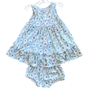 Rhaela Bamboo Peplum + Bloomer Set