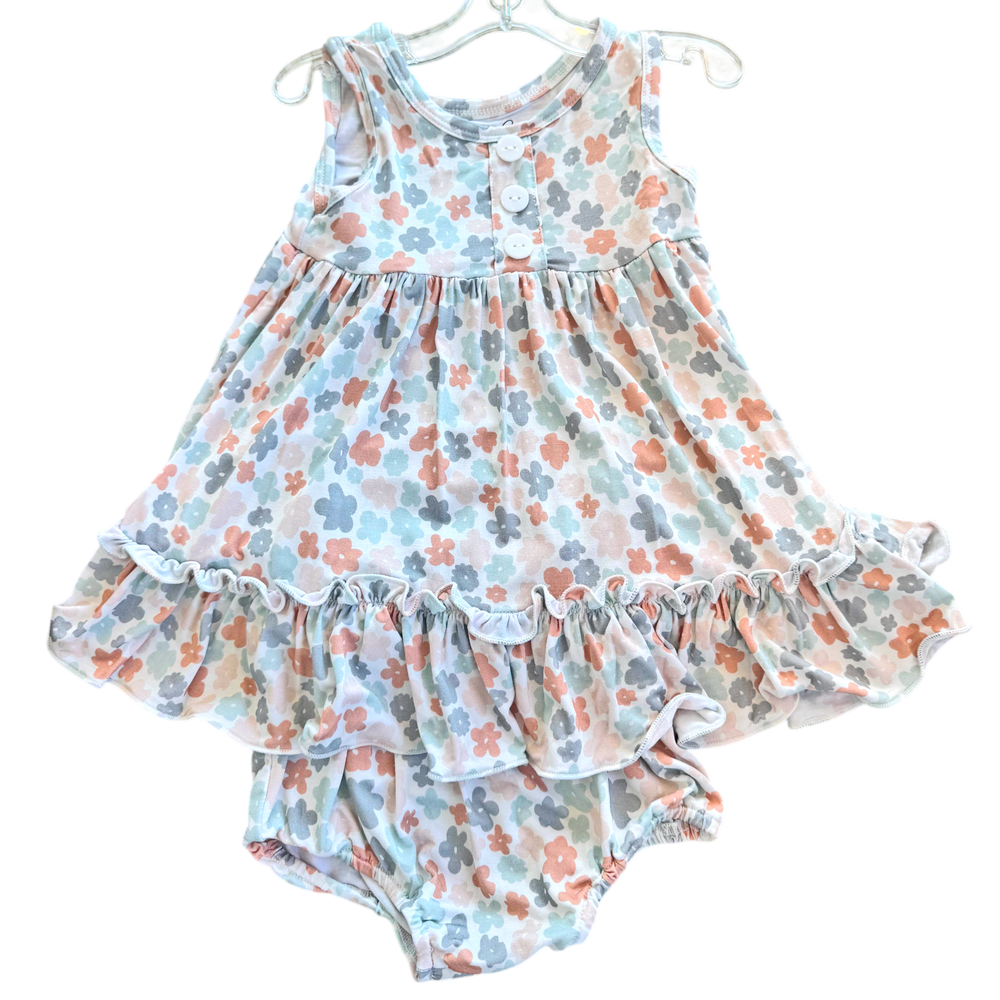 Danielle Bamboo Peplum + Bloomer Set