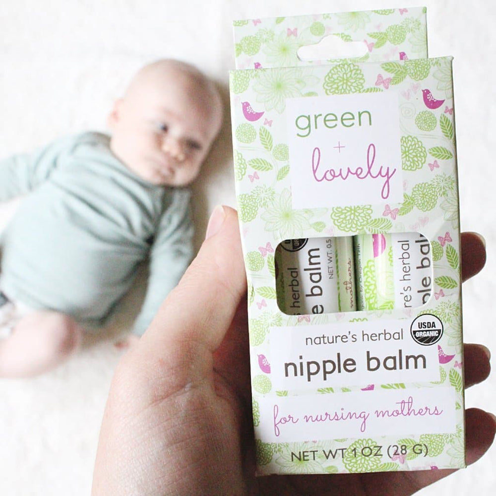 Calming Nature's Herbal Nursing Nipple Balm - Breastfeeding Essential - 1 oz.