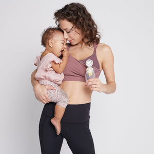 Venice 3 Ultimate Support Full Coverage Nursing & Pumping Sports Bra (Desert Dusk)