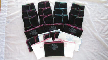 Black Winged Perfect Fit Preflat (WPFP) - versatile and stylish baby cloth diaper for ultimate comfort and fit.