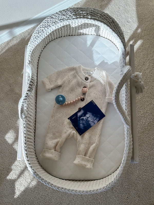 XL Moses Basket with Round Hood