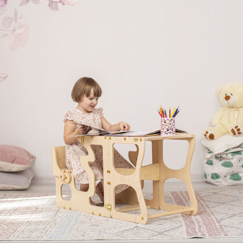 Convertible Kitchen Tower for babies, promoting safe and fun kitchen experiences for little ones.