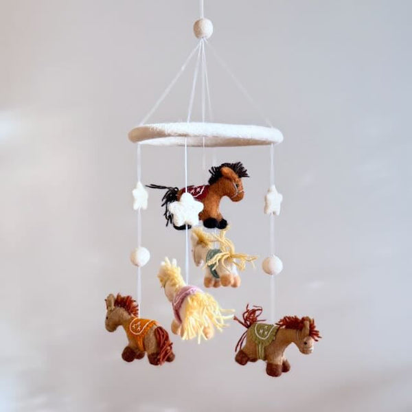 Felt Baby Mobile - Cute Pony