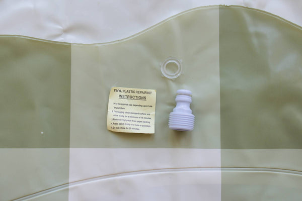 Green Gingham Splash Pad