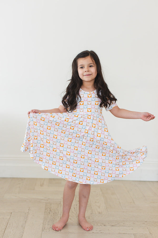 Checkerboard Charm - Dress