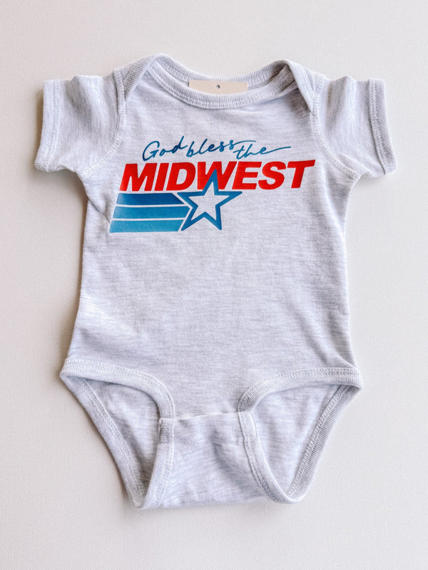 god bless the midwest onesie