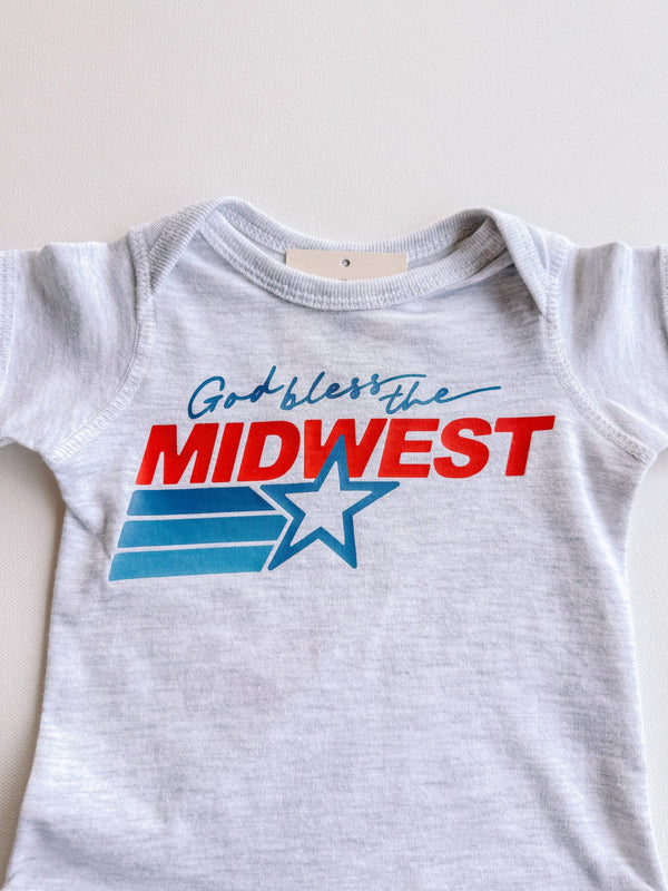 god bless the midwest onesie