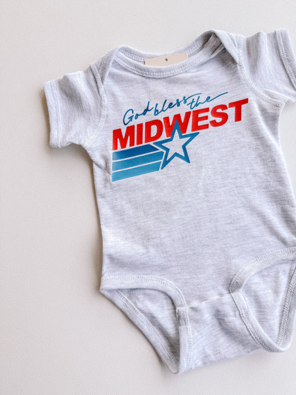 god bless the midwest onesie