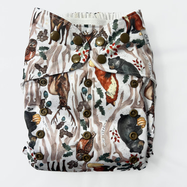 Wildest Cloth Diaper Pocket (XL) - Woodland Whimsy - MOOGCO Baby