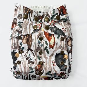 Wildest Cloth Diaper Pocket (XL) - Woodland Whimsy