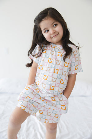 Checkerboard Charm - Pocket Short Set