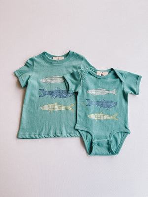 catch + release onesie