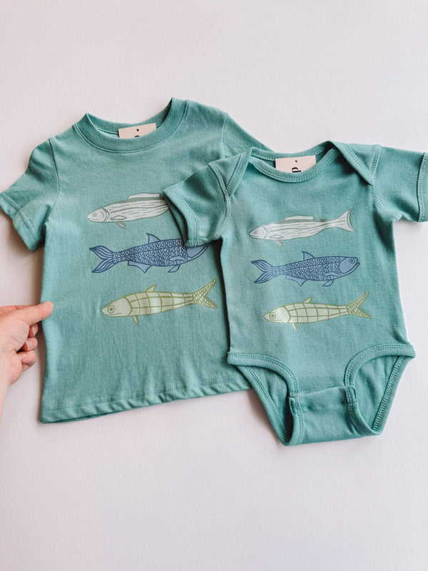 catch + release onesie
