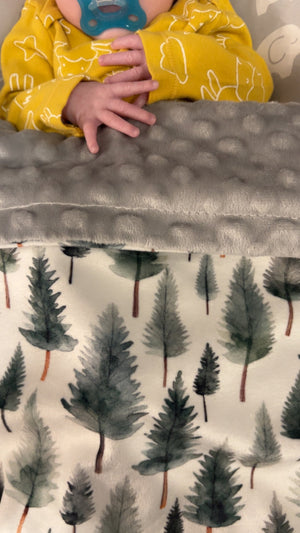 Woodland Whispers Minky Blanket