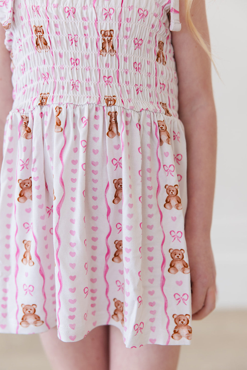 Cherie - Smocked Diaper Dress Set