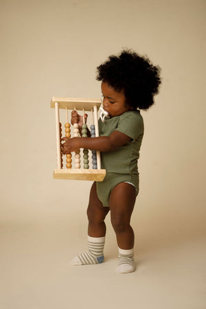 Neutral Wooden Abacus