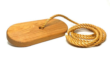 Oval Style Tree Swing for outdoor playsets, perfect for fun and relaxation in your backyard.