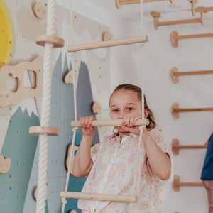 Kids Climbing Ropes