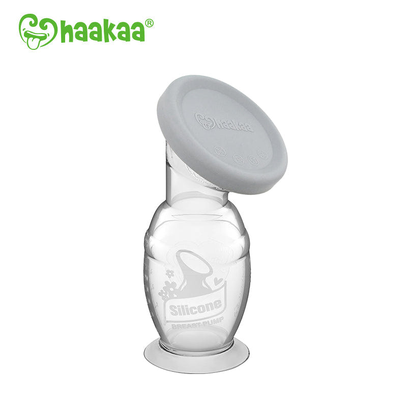 Haakaa New Mom Starter Pack: Essential manual breast pump for breastfeeding mothers.