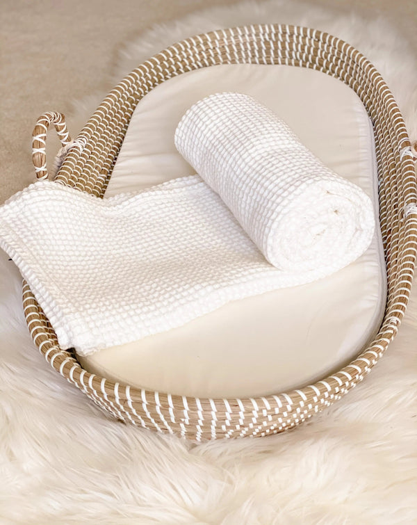 Waffle Blankets - Newborn, Baby, Toddler - 100% Cotton - MOOGCO Baby