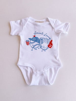stl baseball buds onesie