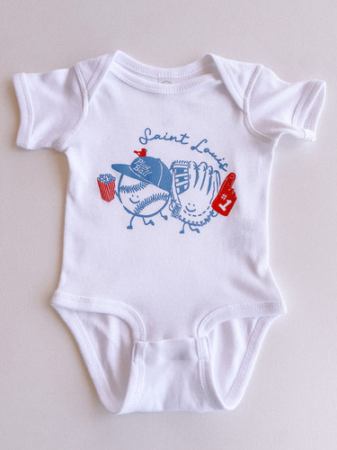 stl baseball buds onesie