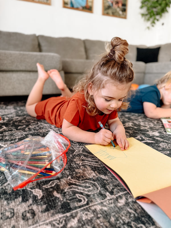 All-Day Tee in Chili for babies - soft, comfortable, and perfect for everyday wear.