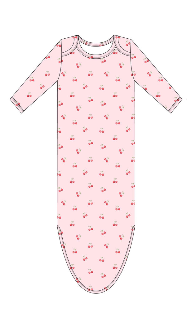 Cherry (ribbed) - Knot Gown