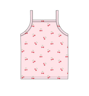 Cherry (ribbed) - Bamboo Tank