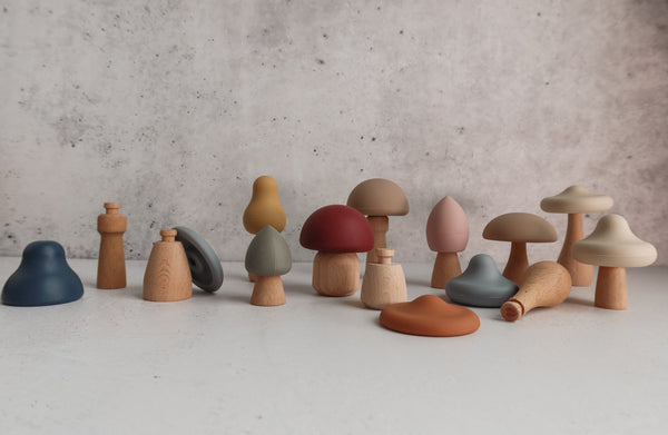 Mushroom Mix & Match Toy – 24pc | LYTL®️