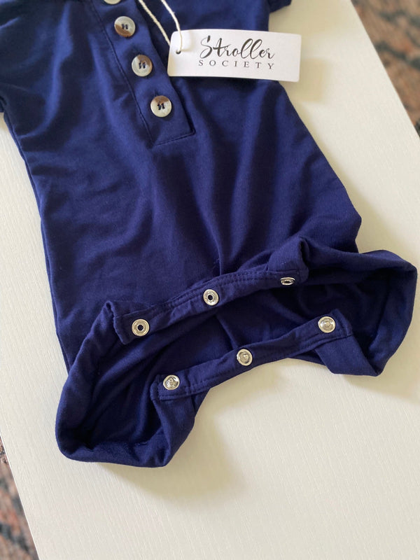 Baby Romper - (Newborn-12 months) White, Navy Blue, Pink, Camel Brown