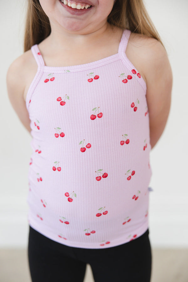 Cherry (ribbed) - Bamboo Tank