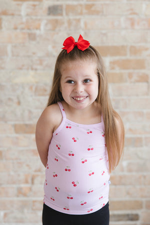 Cherry (ribbed) - Bamboo Tank