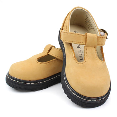Natural Lug Sole Mary Jane for babies, featuring a stylish design and comfortable fit. Perfect for little feet!