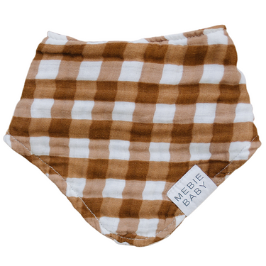 Gingham Muslin Bib - MOOGCO Baby
