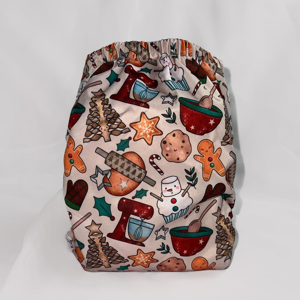 Wildest Cloth Diaper Pocket (XL) -  Santa Cookies - MOOGCO Baby