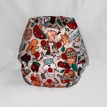 Wildling AIO (newborn) - Santa Cookies - MOOGCO Baby