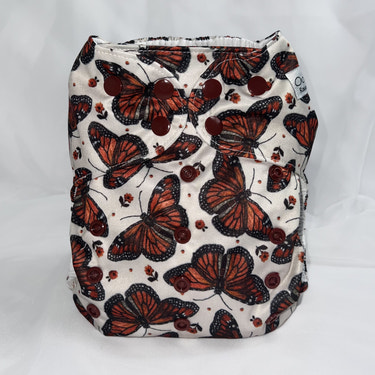 Wildest Cloth Diaper Pocket (XL) -  Butterfly Kisses - MOOGCO Baby