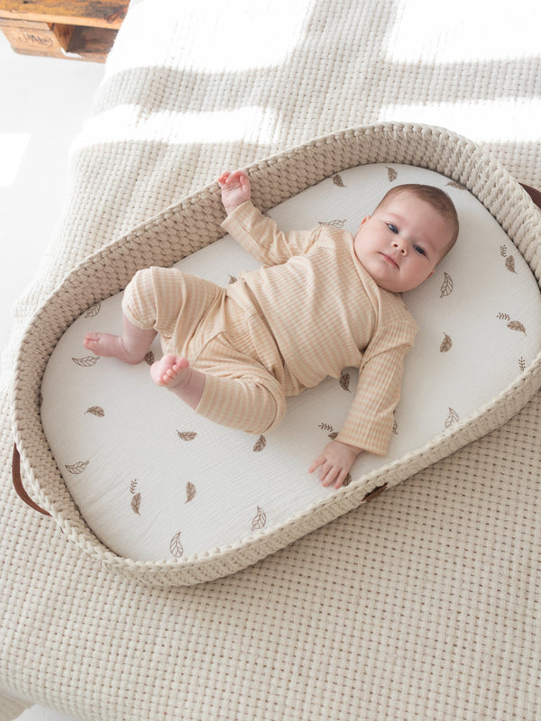Baby Lounging and Changing Basket XL 3-in-1