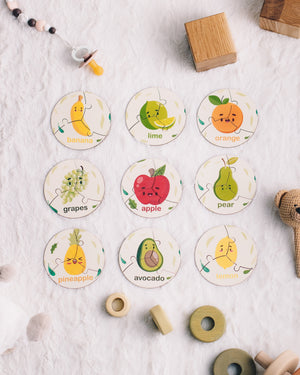 Fruits Round Jigsaw Set