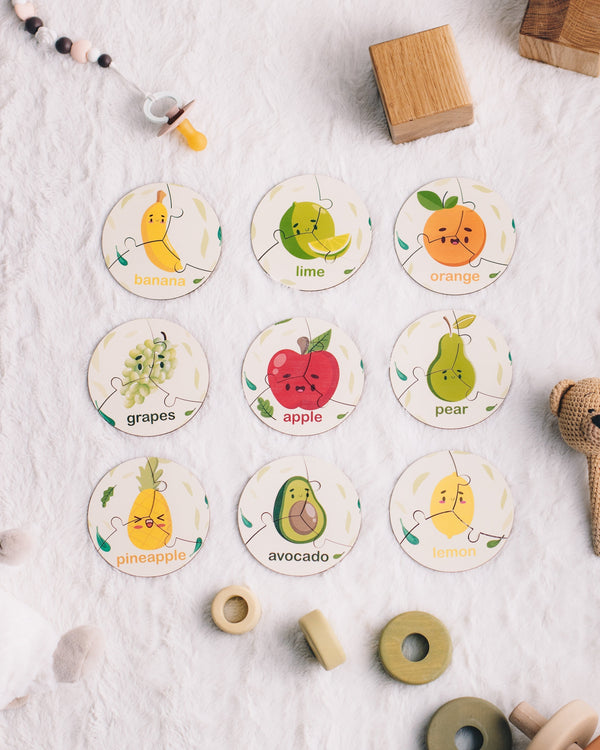 Fruits Round Jigsaw Set