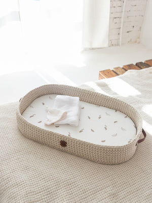 Baby Lounging and Changing Basket XL 3-in-1
