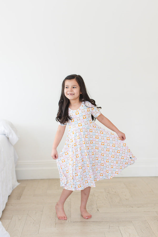 Checkerboard Charm - Dress