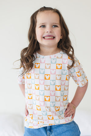 Checkerboard Charm - Everyday Tee