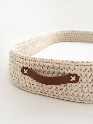 Baby Lounging and Changing Basket XL 3-in-1