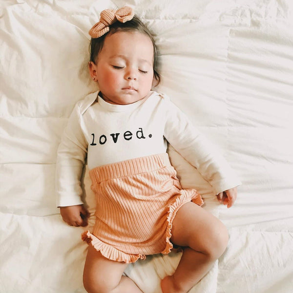 Loved. Organic Baby Bodysuit Long Sleeve