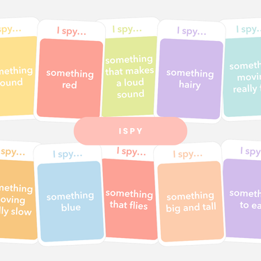 iSpy Flashcards for babies: engaging travel essentials for fun learning on the go.